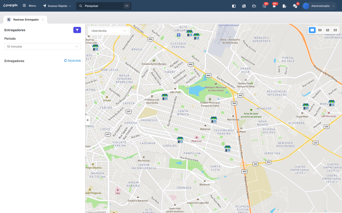 Rastreamento GPS em tempo real